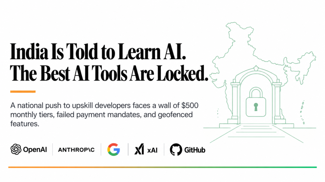 I'm 19, Building Out of Bengaluru. Here Is Why Most Indian Students Are Locked Out of Frontier AI Cover