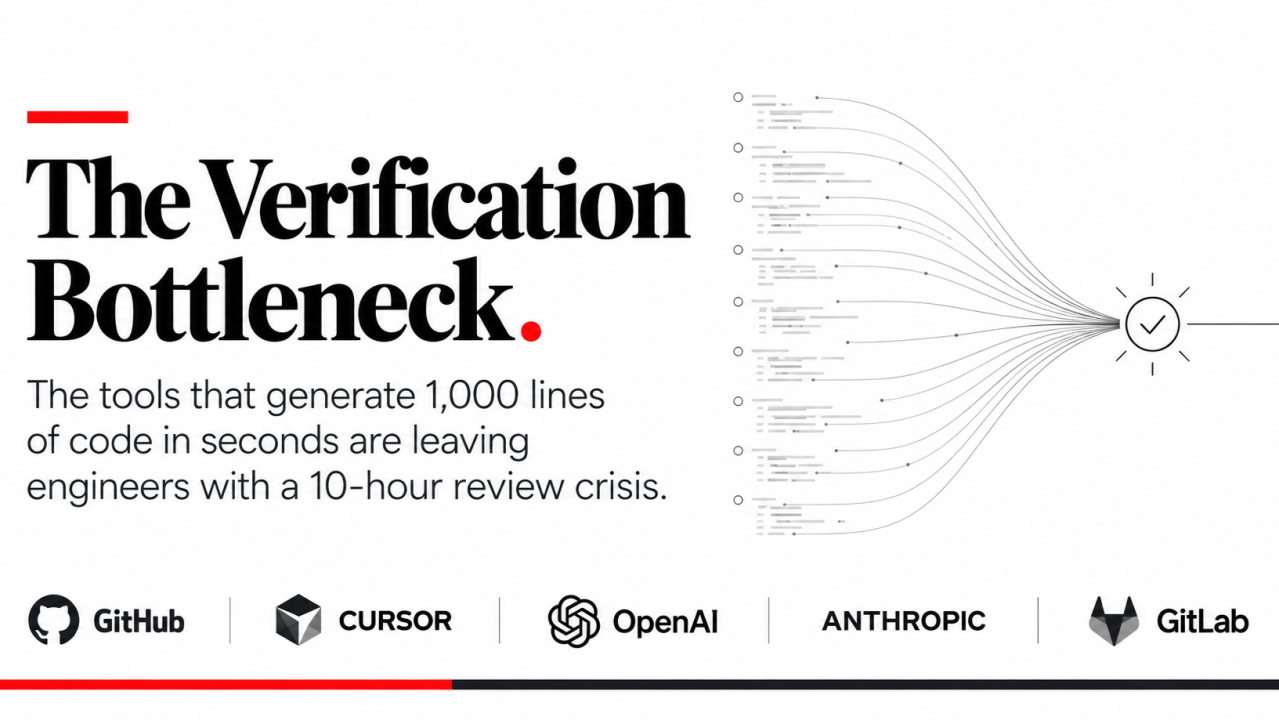 The Verification Bottleneck: Why Free Code Generation Is Creating a $100 Billion Review Crisis Cover